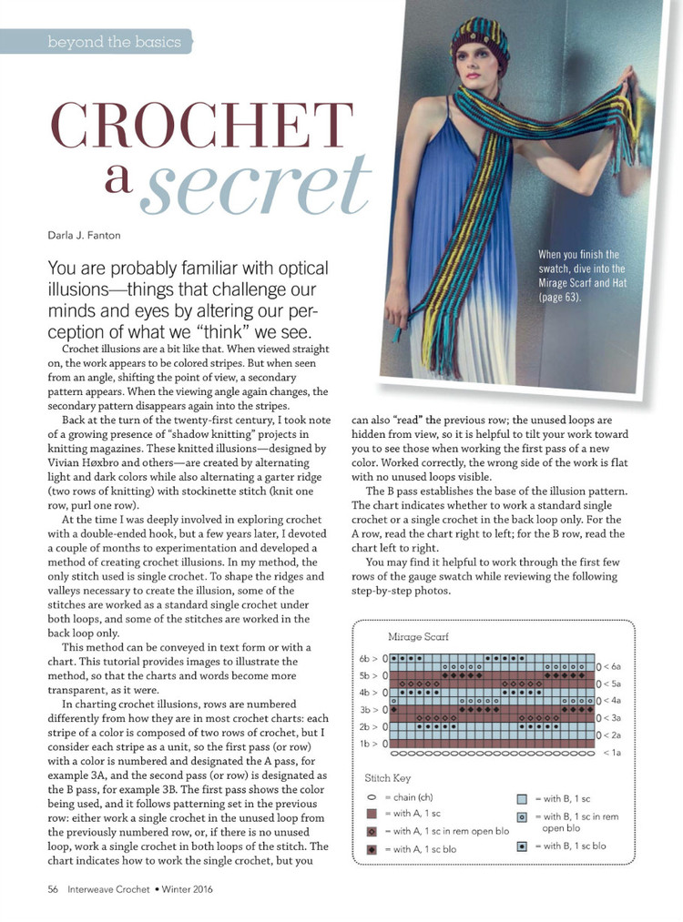 Interweave Crochet  Winter 2016 - 輕描淡寫 - 輕描淡寫