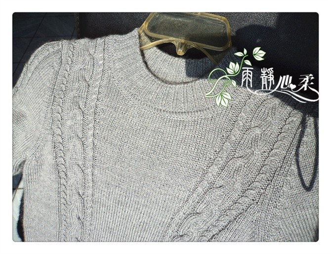 煙花——女式套頭修身 - 雨靜心柔 - 午后茶吧
