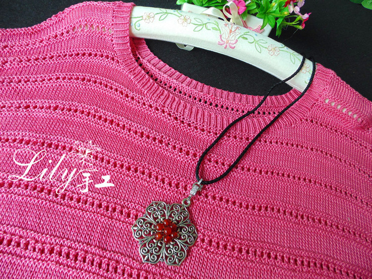 【Lily手工】--嫣然--寬松舒適小蝙蝠衫 - Lily - Lily的手工編織天地