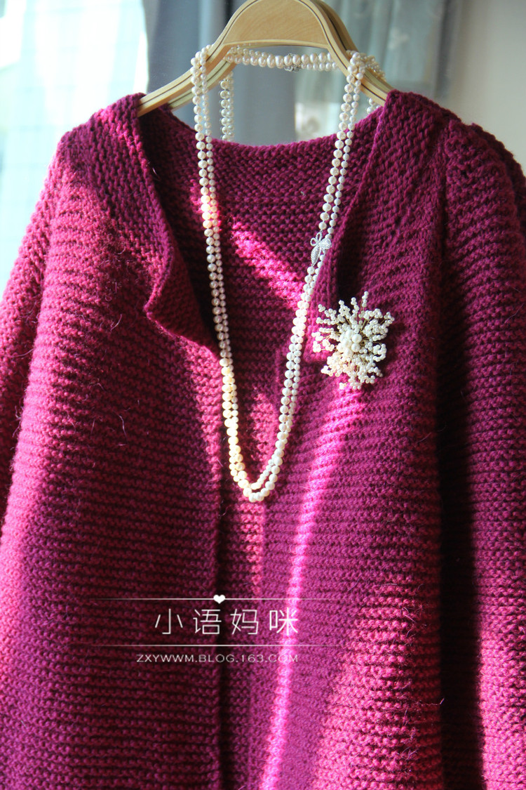 【小語媽咪】時(shí)光荏苒---搓板針大牌長款開衫（2016-01） - ☆小語媽咪♂  - ☆小語媽咪♂