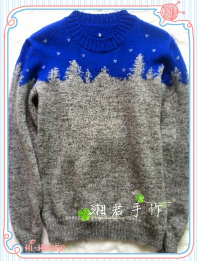 【引用仿品教程】仿李敏鎬、張亮同款雪松提花毛衣——男女老少皆宜 - 壹一 - 壹一的博客