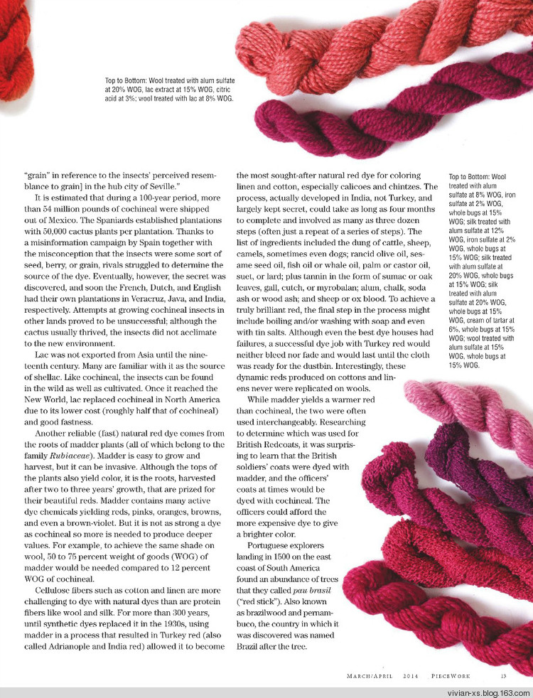 PieceWork - 2014年3/4月 - Vivian - Vivian天天向尚