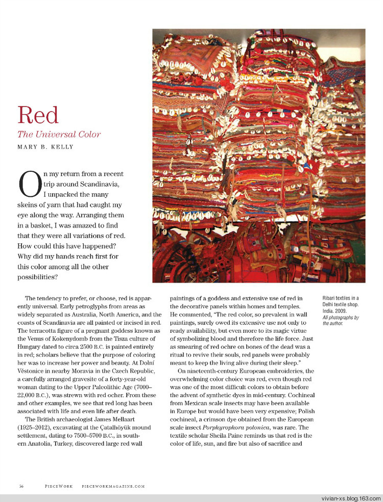 PieceWork - 2014年3/4月 - Vivian - Vivian天天向尚