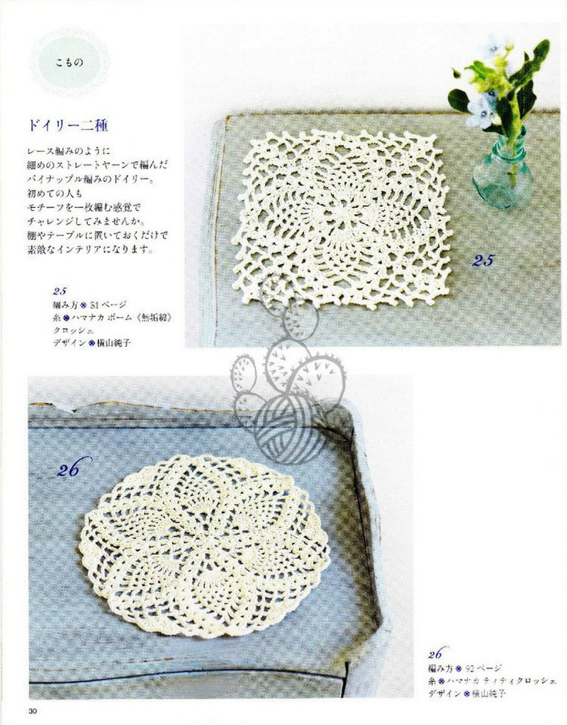 Lovely Pineapple Pattern Crochet Clothes № 3527 2013 - 沫羽 - 沫羽編織后花園