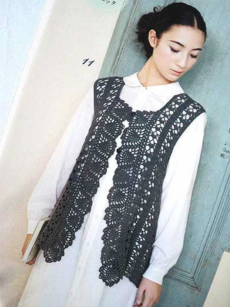 Lovely Pineapple Pattern Crochet Clothes № 3527 2013 - 沫羽 - 沫羽編織后花園