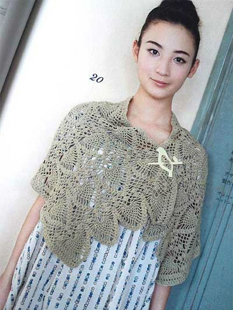 Lovely Pineapple Pattern Crochet Clothes № 3527 2013 - 沫羽 - 沫羽編織后花園