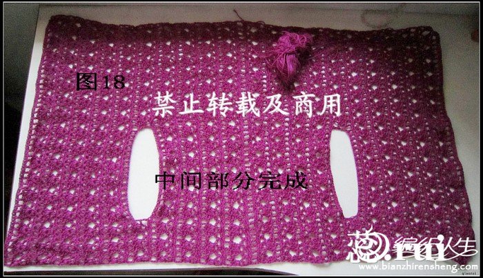 qiaorui作品~紫露草~披肩式馬甲~附教程 圖解。點(diǎn)開(kāi)即見(jiàn)。