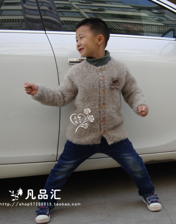 卡貝---鳳尾絨帥哥開衫 - 小凡 - 小凡愛編織