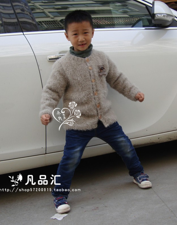 卡貝---鳳尾絨帥哥開衫 - 小凡 - 小凡愛編織