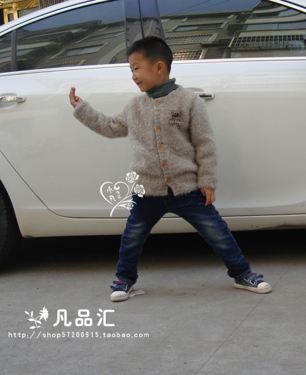 卡貝---鳳尾絨帥哥開衫 - 小凡 - 小凡愛編織