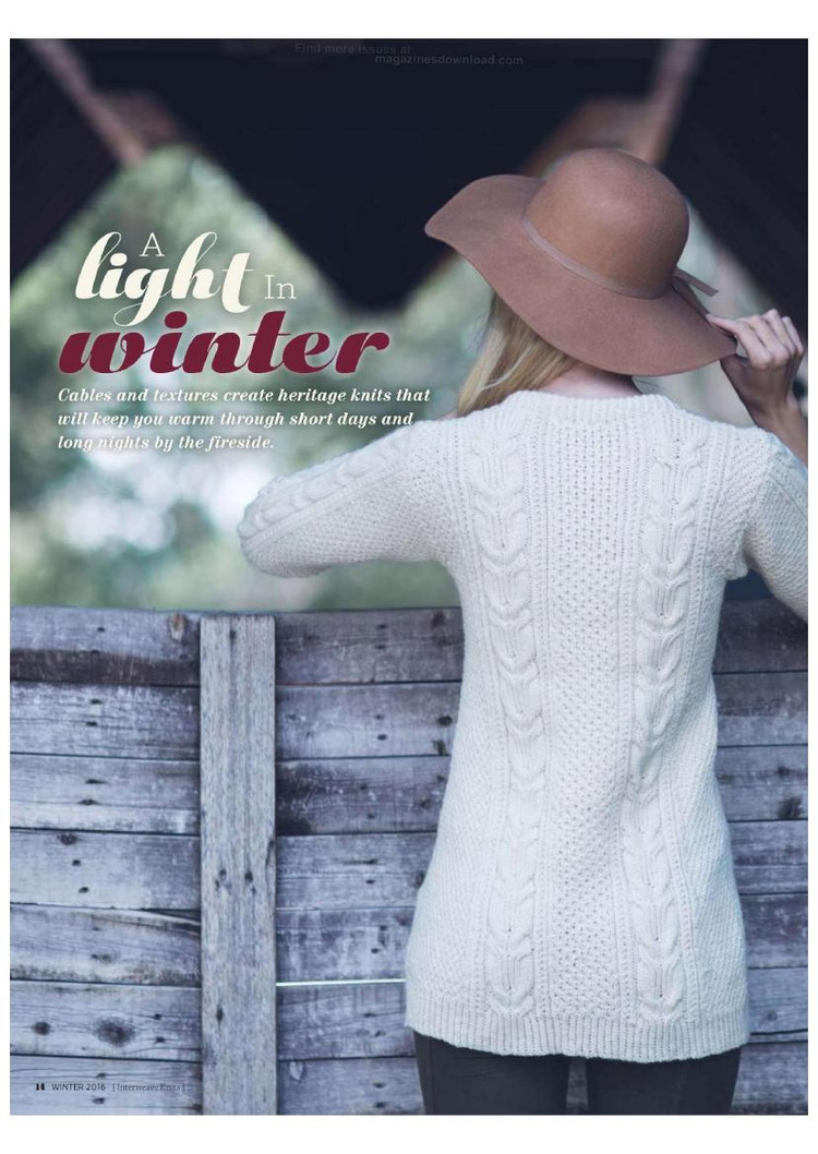 Interweave Knits  Winter 2016 - 輕描淡寫(xiě) - 輕描淡寫(xiě)