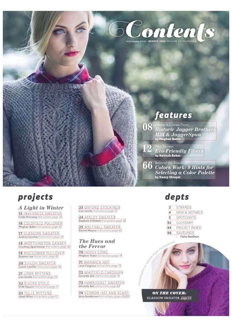 Interweave Knits  Winter 2016 - 輕描淡寫(xiě) - 輕描淡寫(xiě)