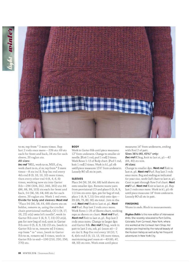 Interweave Knits  Winter 2016 - 輕描淡寫(xiě) - 輕描淡寫(xiě)