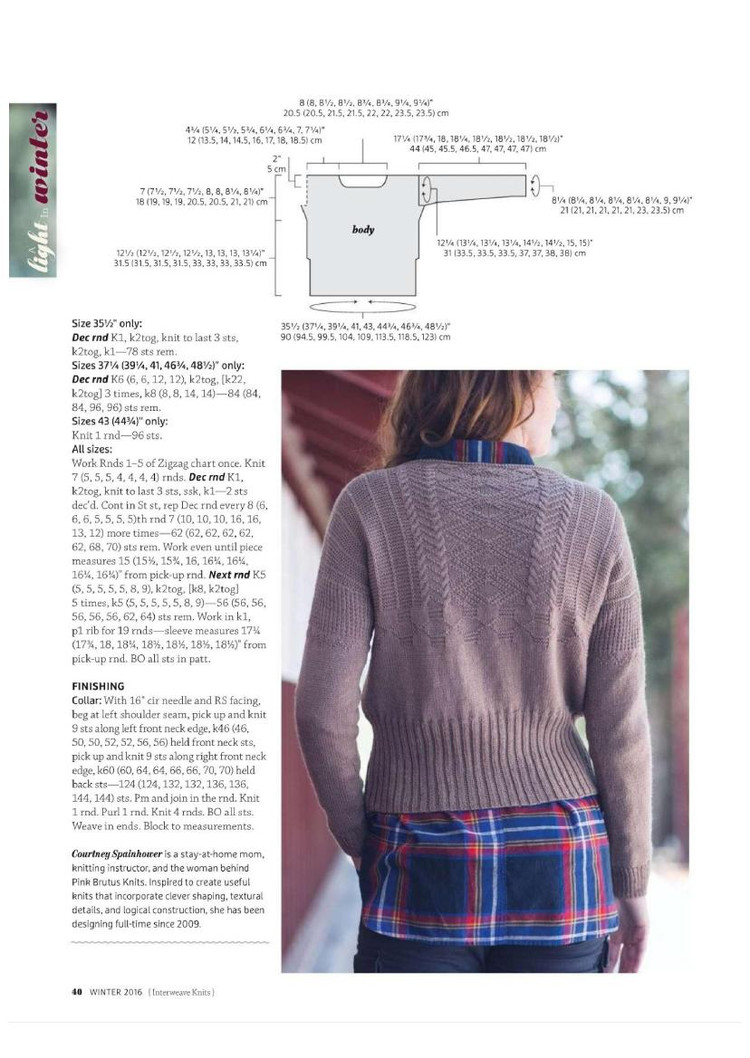Interweave Knits  Winter 2016 - 輕描淡寫(xiě) - 輕描淡寫(xiě)