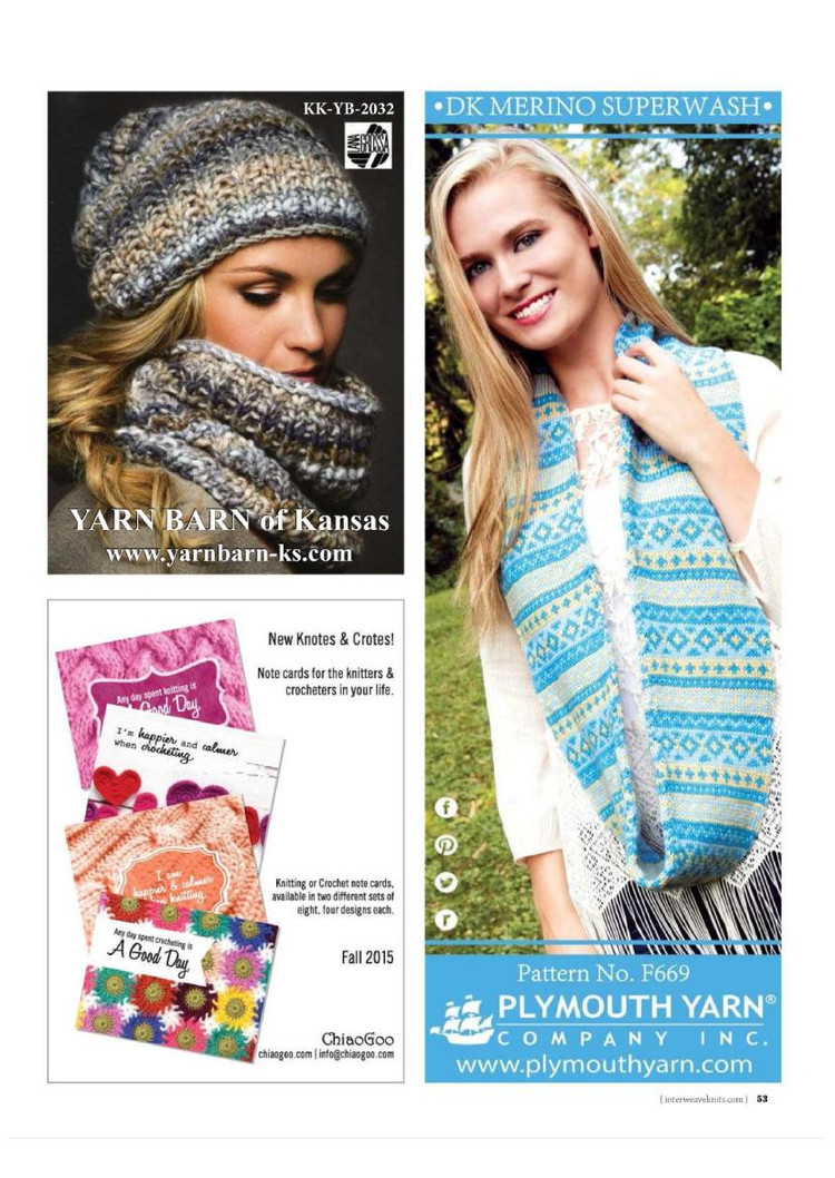 Interweave Knits  Winter 2016 - 輕描淡寫(xiě) - 輕描淡寫(xiě)