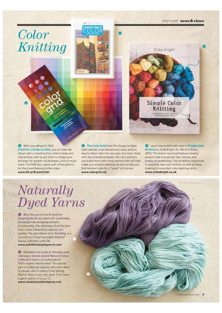 Interweave Knits  Winter 2016 - 輕描淡寫(xiě) - 輕描淡寫(xiě)