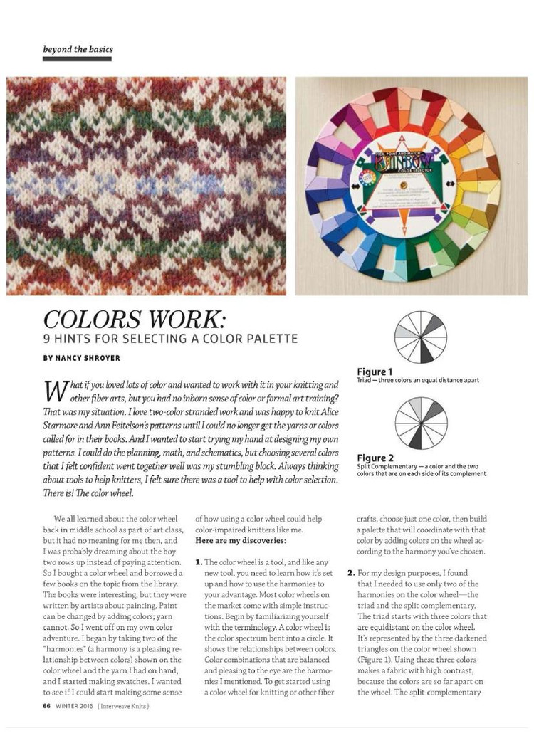 Interweave Knits  Winter 2016 - 輕描淡寫(xiě) - 輕描淡寫(xiě)