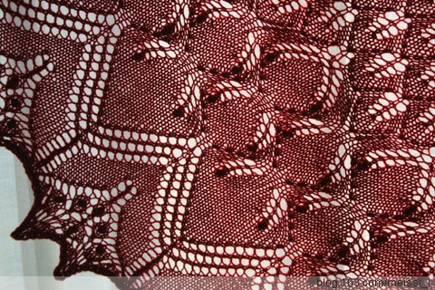 AEOLIAN SHAWL --飛砂走石 完成品 - lillian - 莉蓮的手工