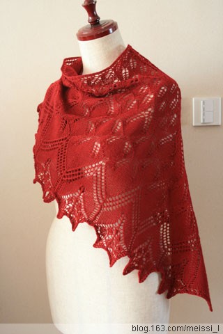 AEOLIAN SHAWL --飛砂走石 完成品 - lillian - 莉蓮的手工