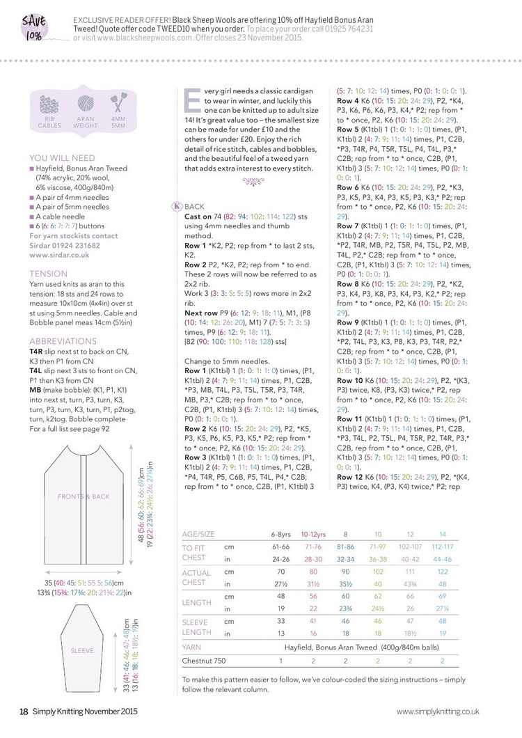 Simply Knitting  November 2015 - 輕描淡寫(xiě) - 輕描淡寫(xiě)