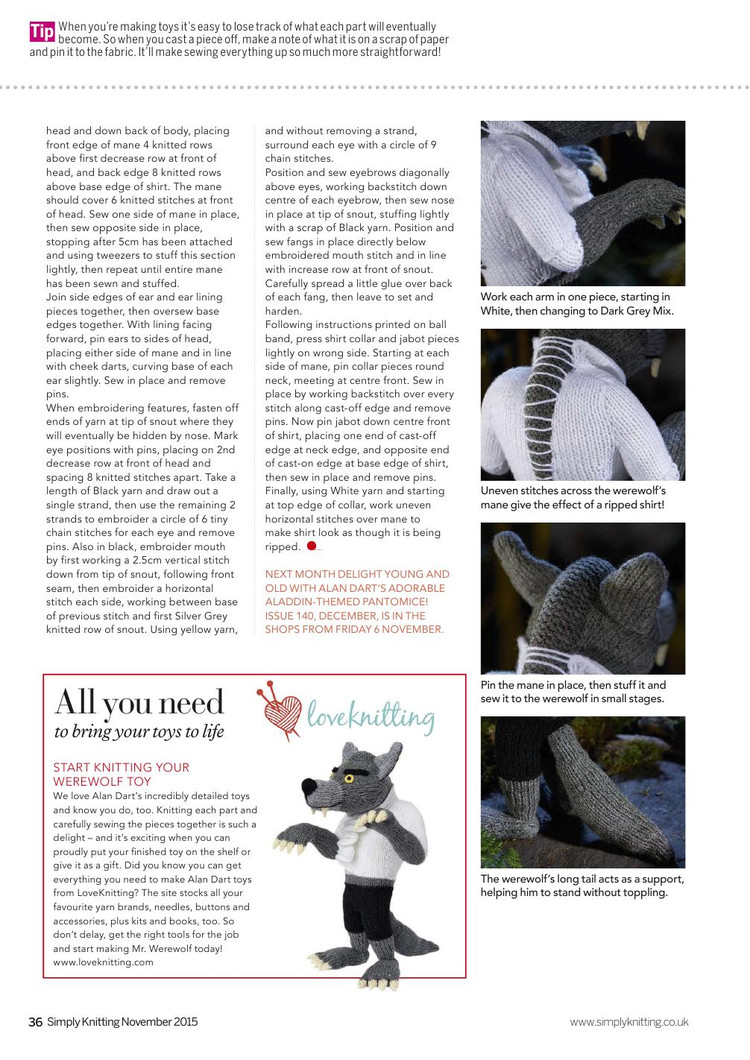 Simply Knitting  November 2015 - 輕描淡寫(xiě) - 輕描淡寫(xiě)