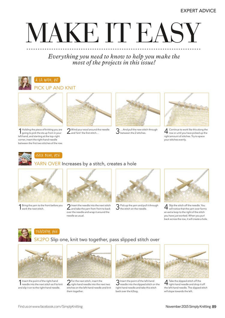 Simply Knitting  November 2015 - 輕描淡寫(xiě) - 輕描淡寫(xiě)