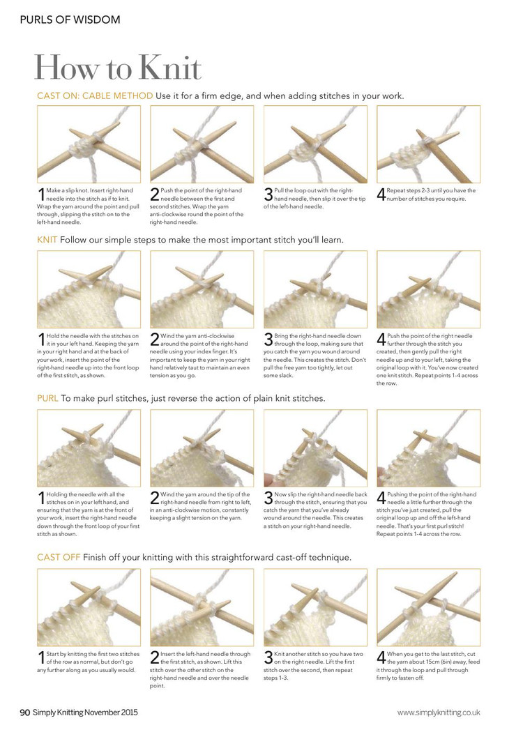 Simply Knitting  November 2015 - 輕描淡寫(xiě) - 輕描淡寫(xiě)