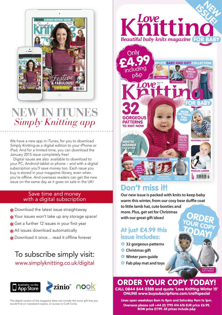 Simply Knitting  November 2015 - 輕描淡寫(xiě) - 輕描淡寫(xiě)