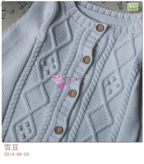 雪豆---嬰兒開衫------2014.32 - C.small - C.small的織衣所