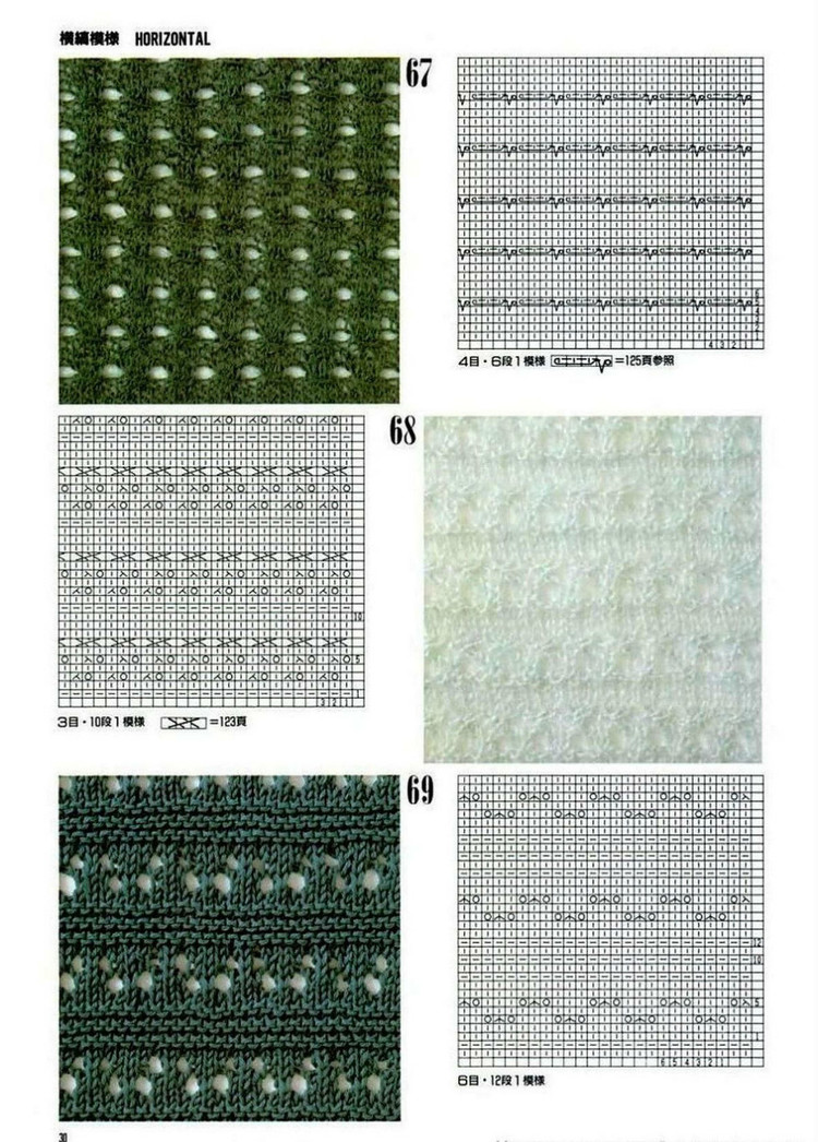300 Knitting patterns book (鏤空花樣）一 - 非編魚 - 非編魚的博客
