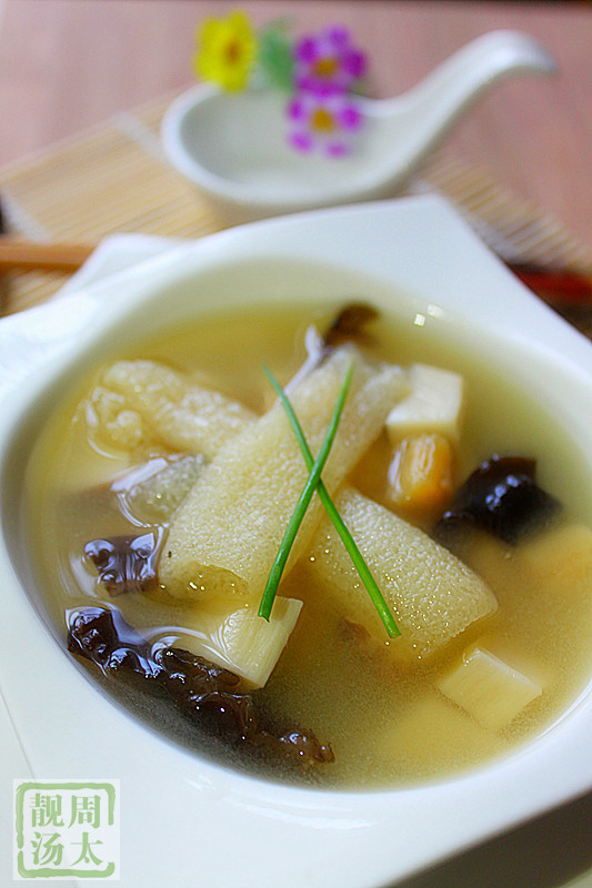 杏鮑菇竹蓀味增湯 - 周太靚湯 - 周太靚湯