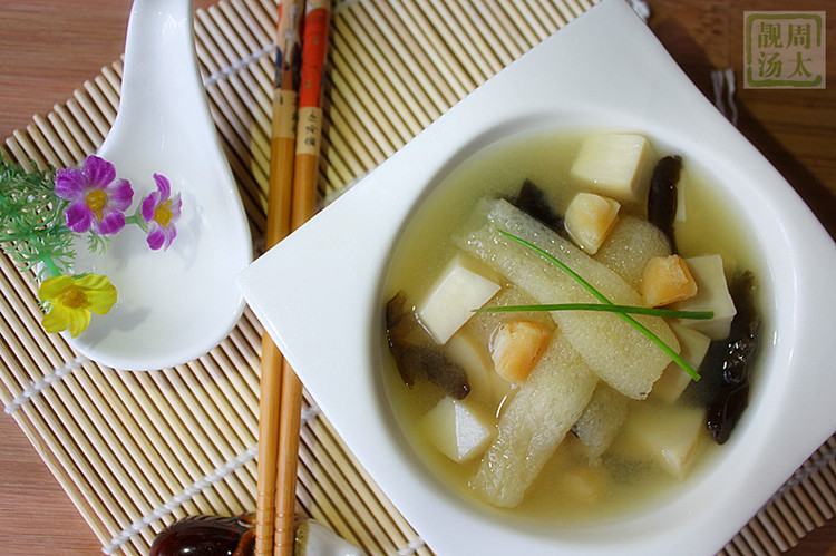 杏鮑菇竹蓀味增湯 - 周太靚湯 - 周太靚湯