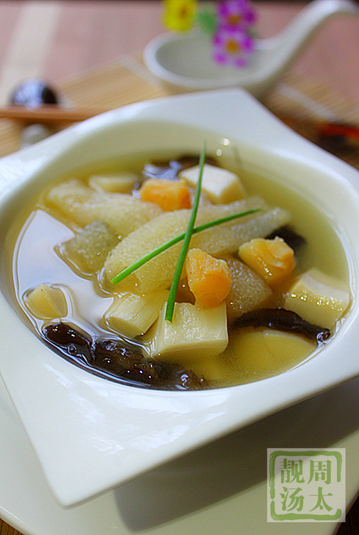 杏鮑菇竹蓀味增湯 - 周太靚湯 - 周太靚湯