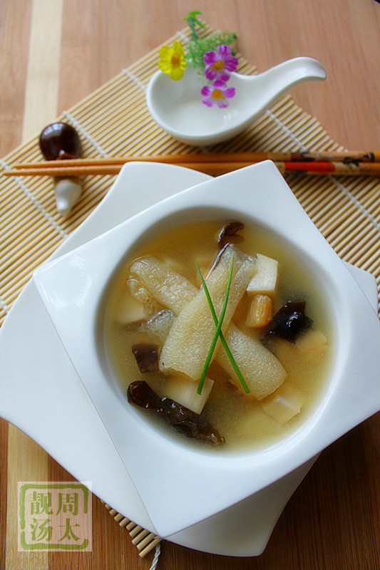 杏鮑菇竹蓀味增湯 - 周太靚湯 - 周太靚湯