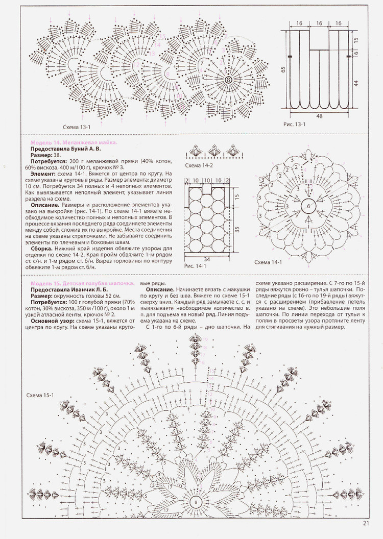 Вяжем крючком №106(5-7) 2015 - 輕描淡寫 - 輕描淡寫