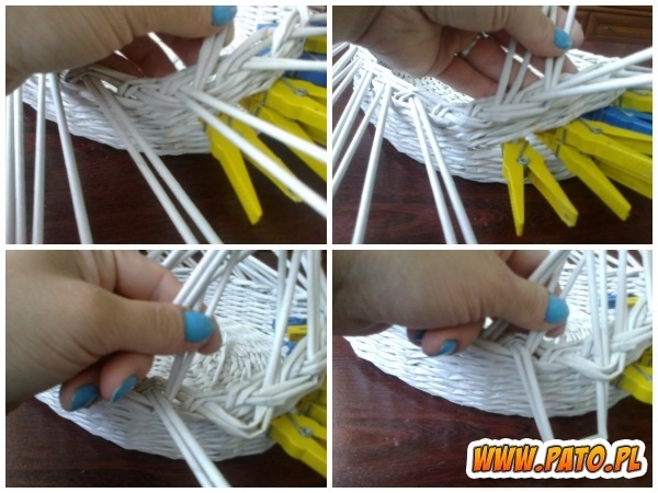 Master class on weaving baskets from newspaper tubes (6) (600x450, 173Kb)