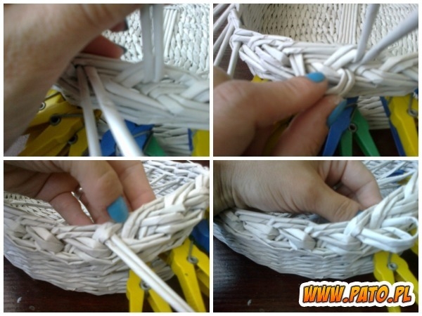 Master class on weaving baskets from newspaper tubules (10) (600x450, 163Kb)