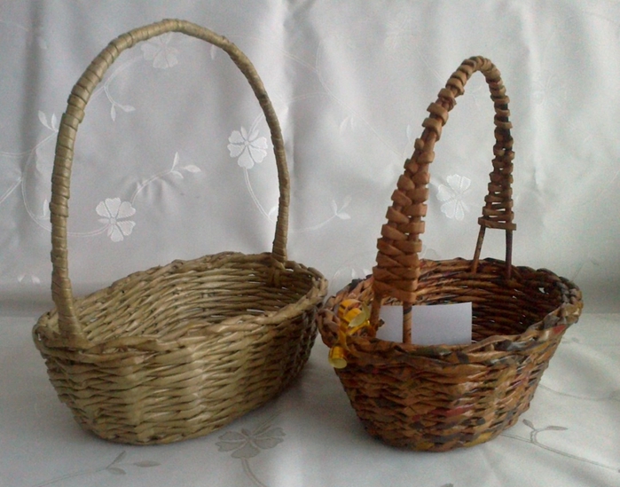 Master class on weaving baskets from newspaper tubules (16) (700x549, 259Kb)