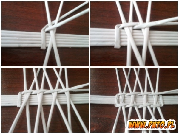Master class on weaving baskets from newspaper tubes (8) (600x450, 152Kb)