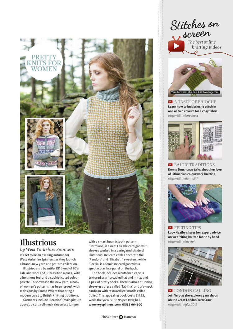 The Knitter Issue 90 2015 - 輕描淡寫 - 輕描淡寫