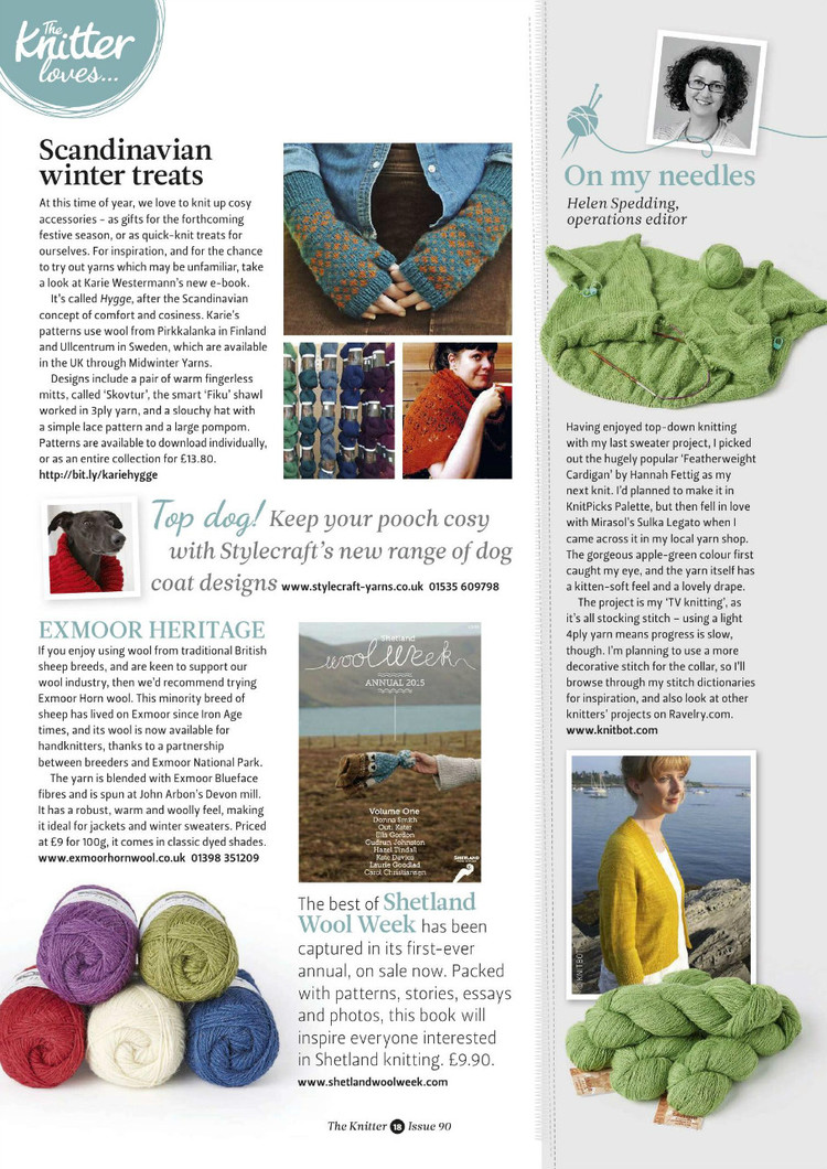 The Knitter Issue 90 2015 - 輕描淡寫 - 輕描淡寫