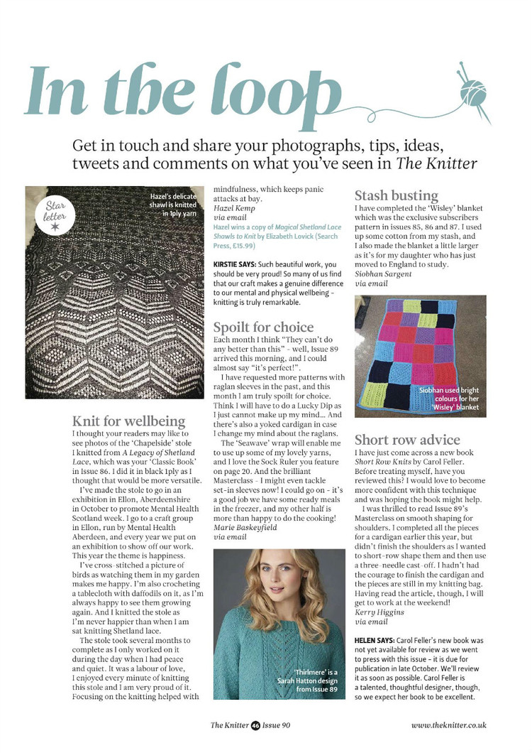 The Knitter Issue 90 2015 - 輕描淡寫 - 輕描淡寫