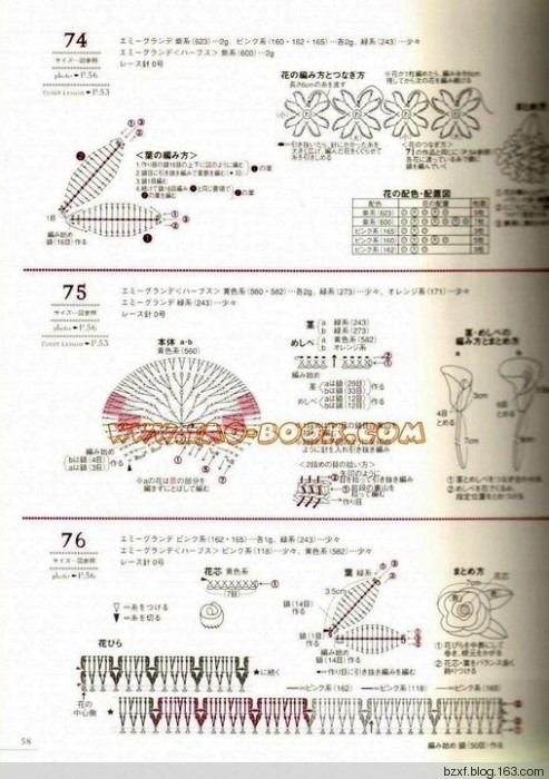 立體花朵100種 - 編織幸福 - 編織幸福的博客