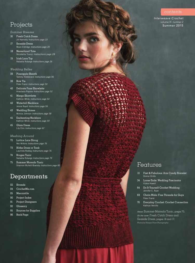 Interweave Crochet  Summer 2015 - 輕描淡寫 - 輕描淡寫