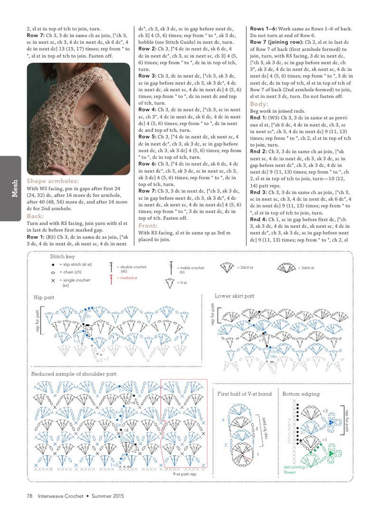 Interweave Crochet  Summer 2015 - 輕描淡寫 - 輕描淡寫