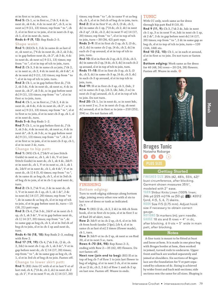 Interweave Crochet  Summer 2015 - 輕描淡寫 - 輕描淡寫
