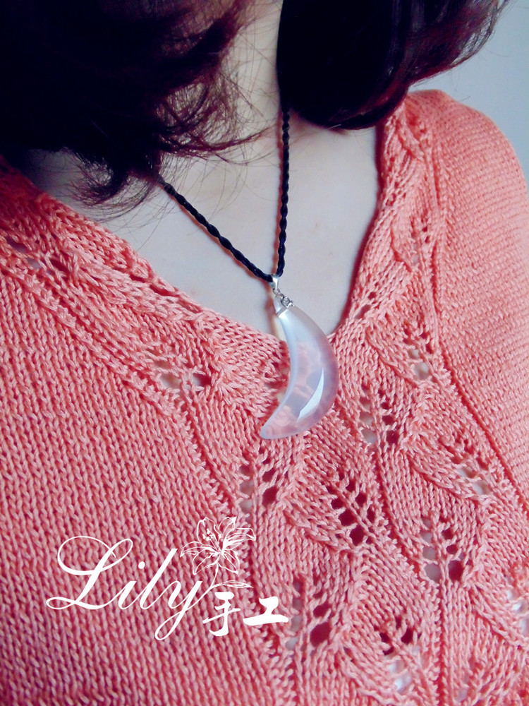 【Lily手工】--伊人--蕾絲棉短袖抽繩連衣裙 - Lily - Lily的手工編織天地