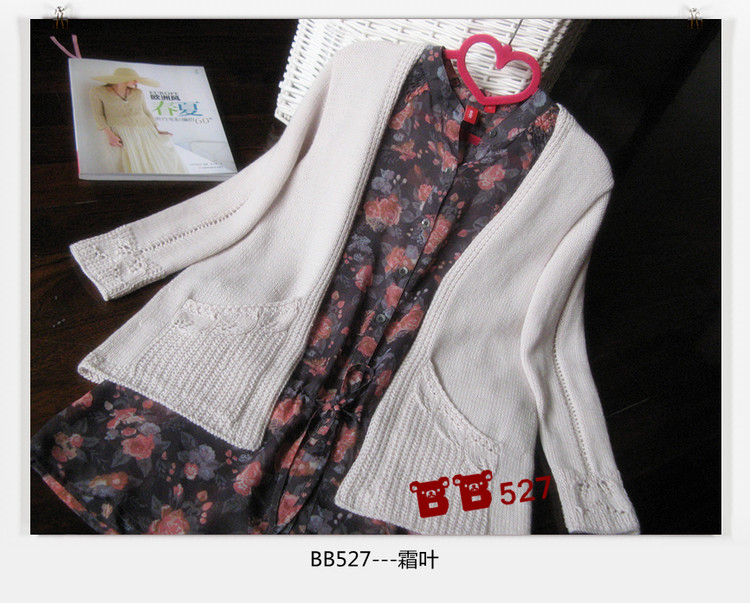 霜葉---跟織小熊譯貼素馨 - BB527 - bb527快樂編織之旅