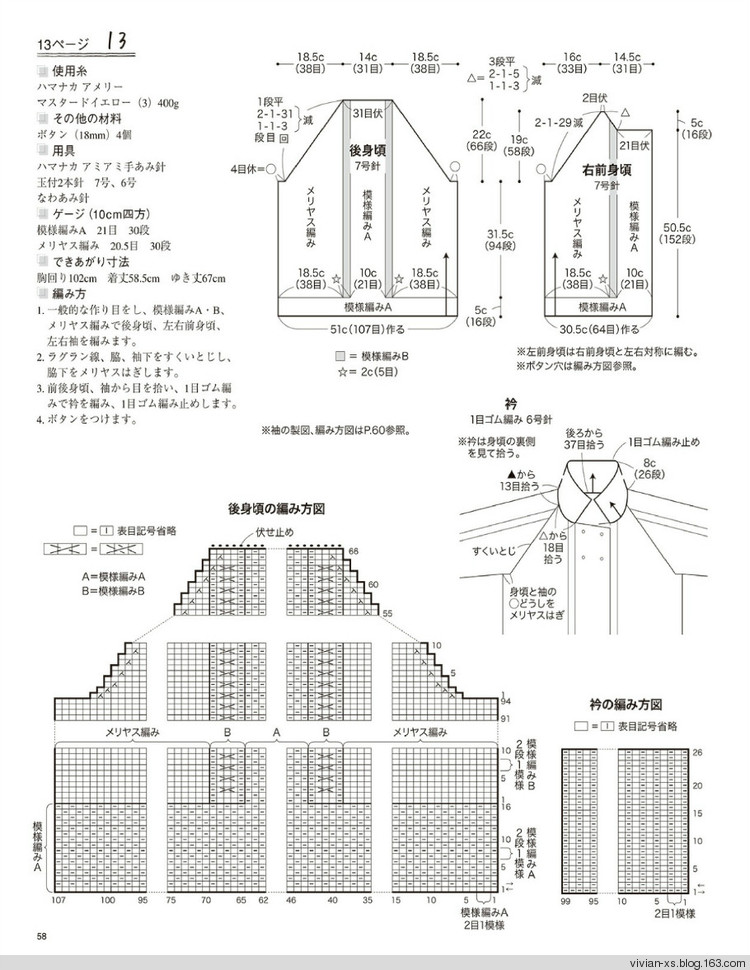 大人の旬ニット 2014（高清進(jìn)群可?。?73900058） - Vivian - Vivian的薇安織譯坊