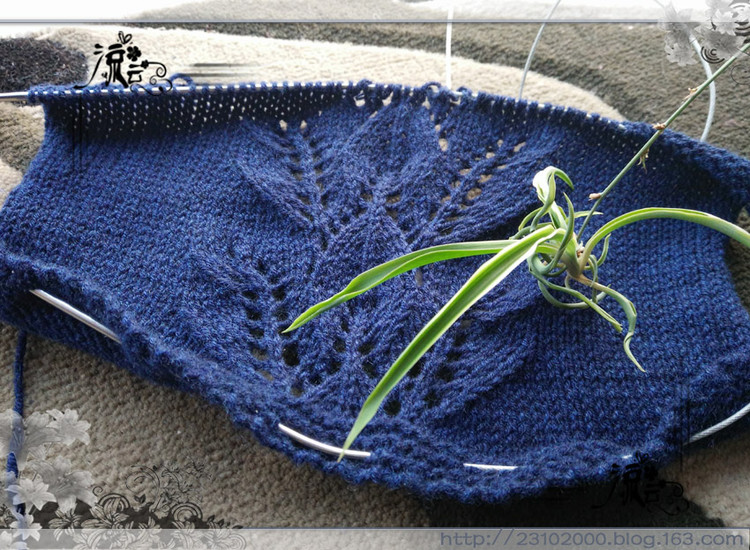 青花--201516羊絨套衫 - 流云 - 流云的生活小站